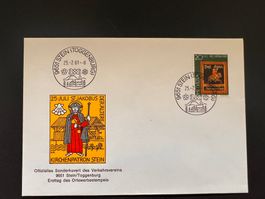Stein/Toggenburg  Ortsstempel Sonderbrief 1981 FDC  (R587)