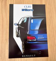 Renault Clio Williams Verkaufsprosppekt Januar 95