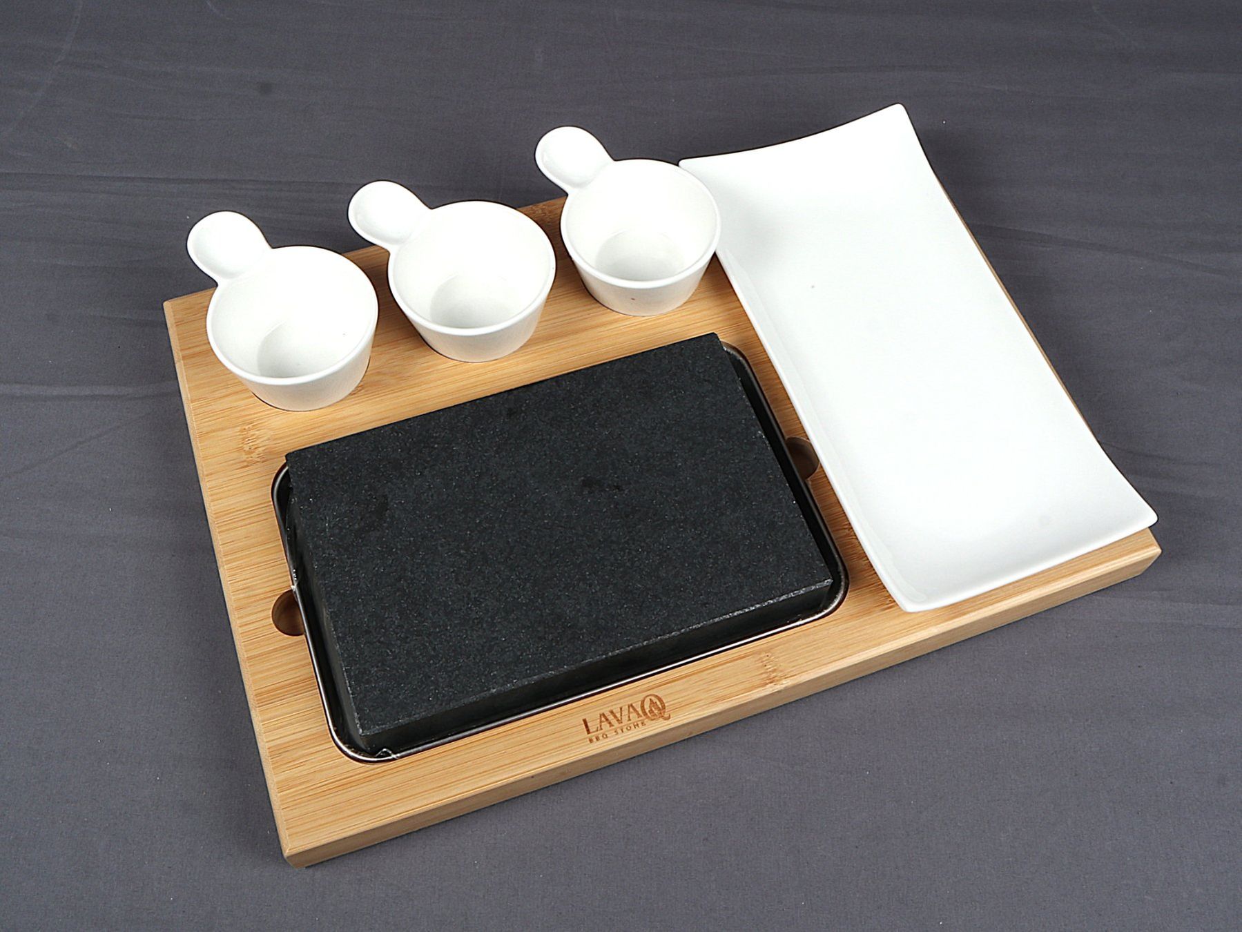 Set di piatti: LAVA BBQ Stone Set – Usato da Steinen venduto da Restwert_Steinen 2
