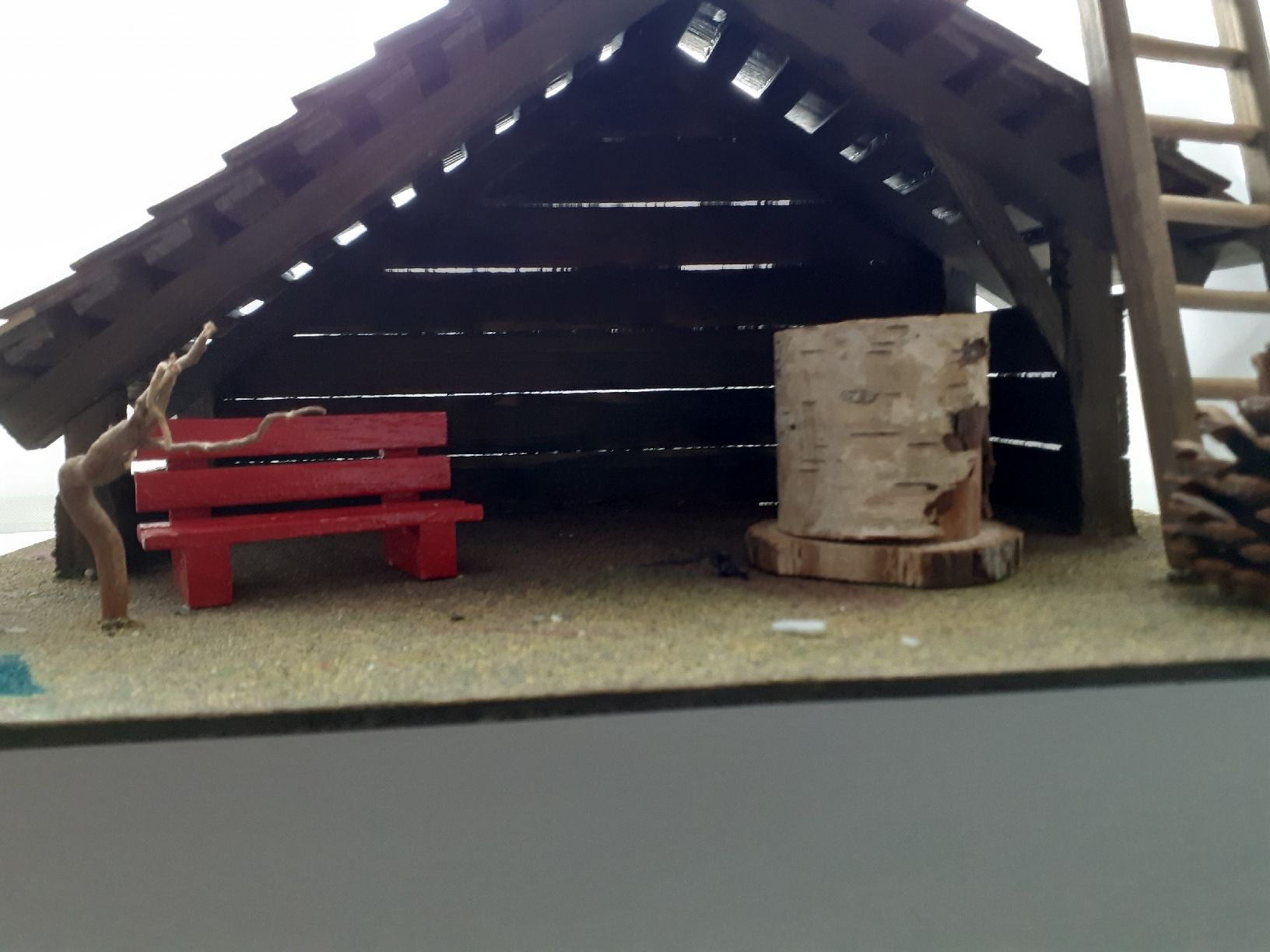 Giocattoli: Scheune / Stall aus Holz – Usato da Zuerich venduto da lichti 1