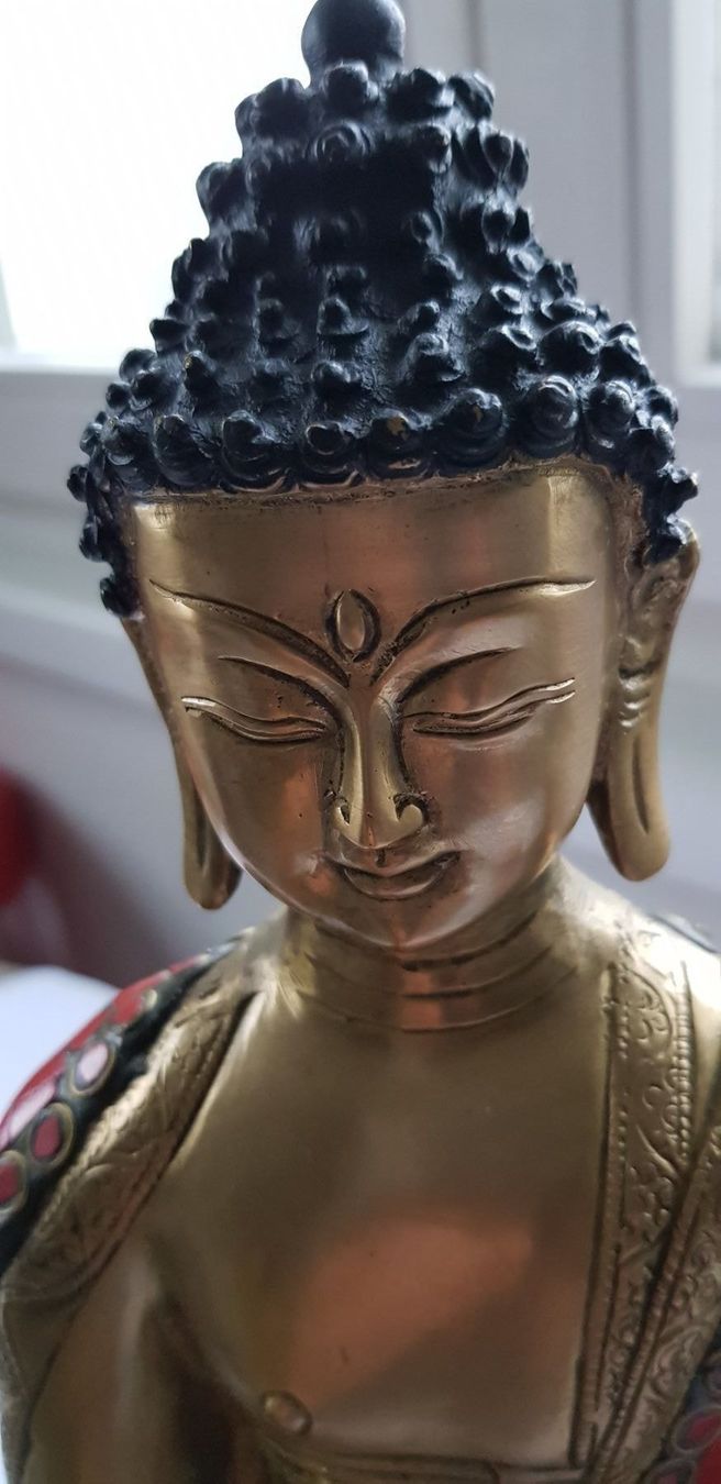 Sculture & Statue: Buddha Bronze mit Korallensteinen belegt – Usato da Dällikon venduto da Toyfan 4
