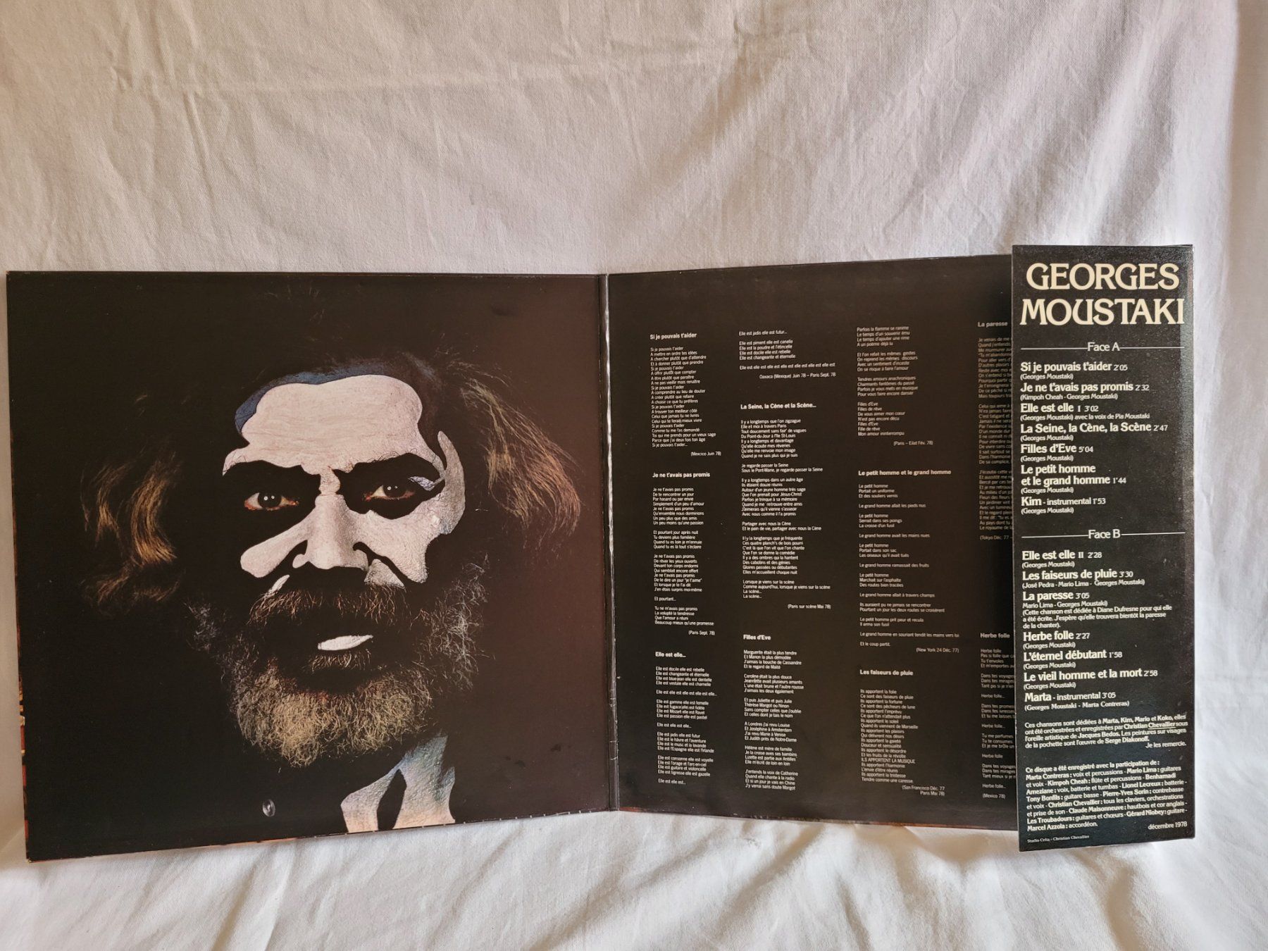 Dischi in vinile: Disque vinyle Georges Moustaki 33T – Usato da la Chaux-de-Fonds venduto da Lampe 1
