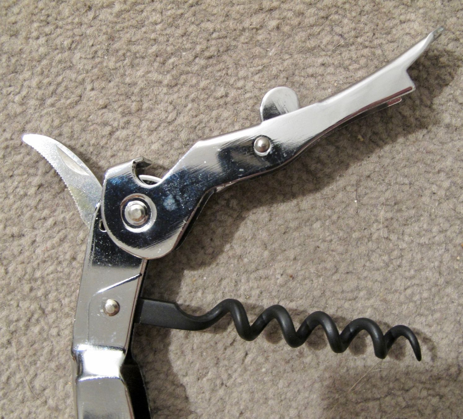 Flaschenöffner & -verschlüsse: Korkenzieher Kellner Messer Flaschen Öffner PULLTEX Chrom – Gebraucht aus Wil ZH von Arbolero 8