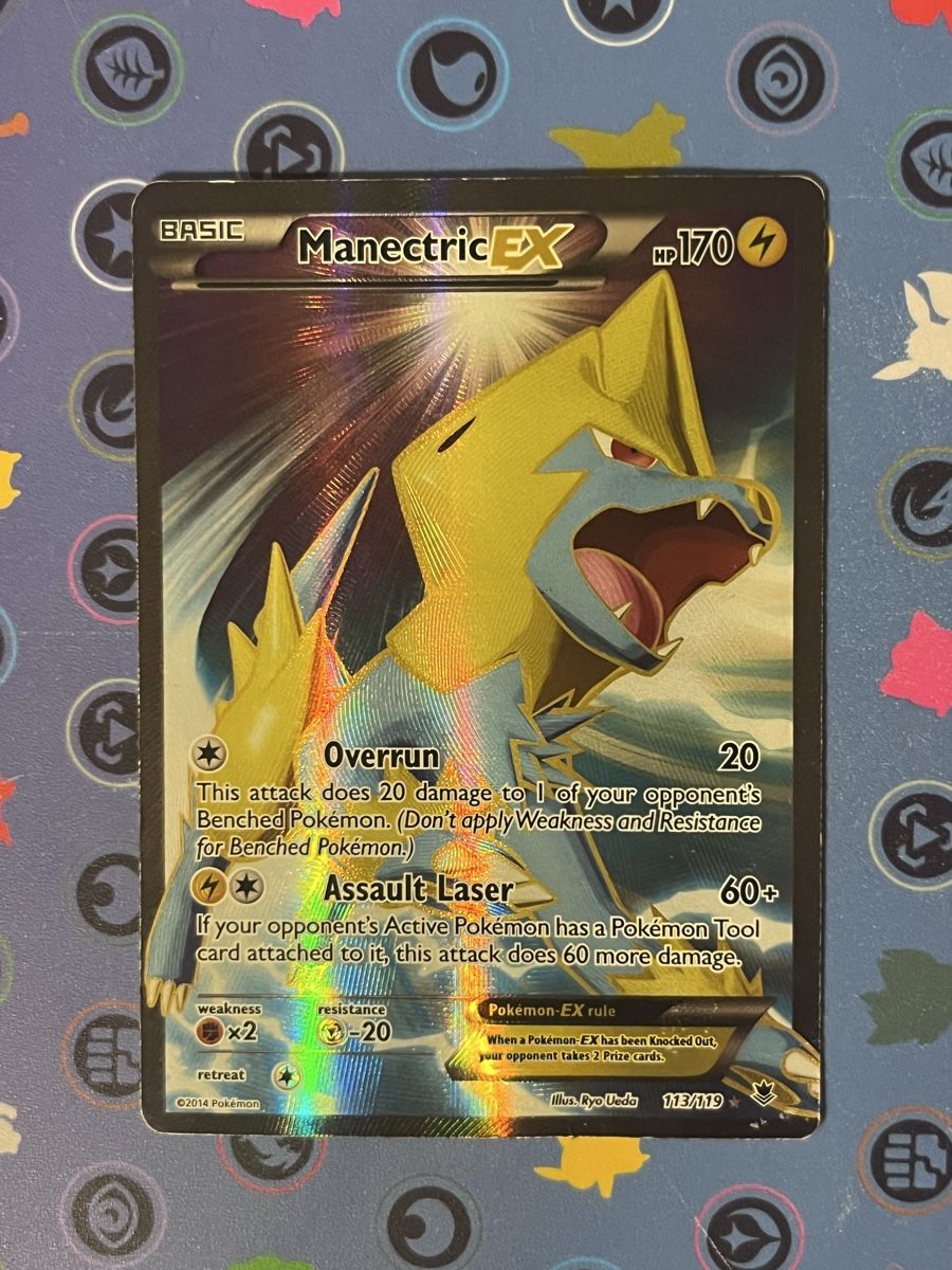 Pokémon Carte collezionabili: Manectric EX ULTRA RARE 113 EN – Usato da Le Grand-Saconnex venduto da Koko.hime_