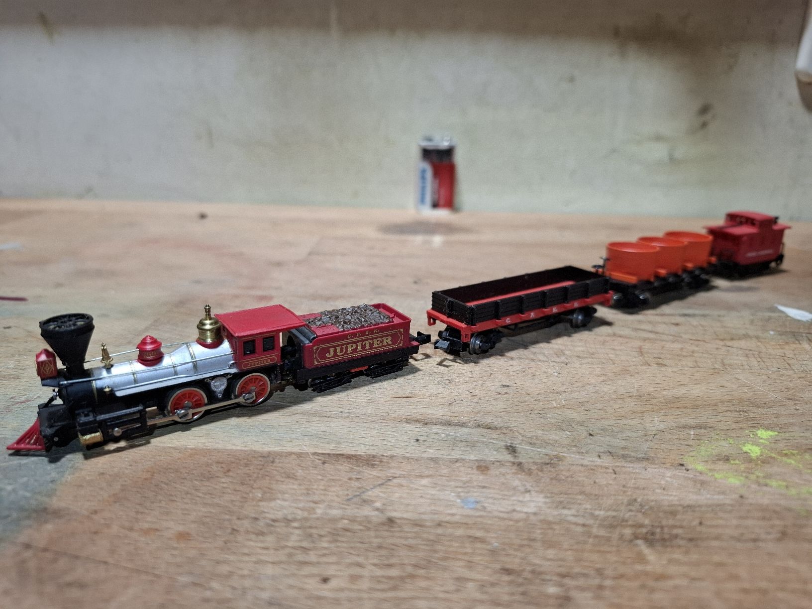 Modellini di ferrovie: Spur N Dampf-Güterzug Centra Pacific – Usato da Flaach venduto da maniv6