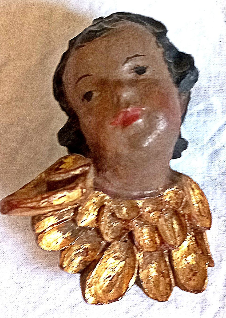 Statuette: Engel-Putten Paar Holz – Usato da Baar venduto da 2cvbaar