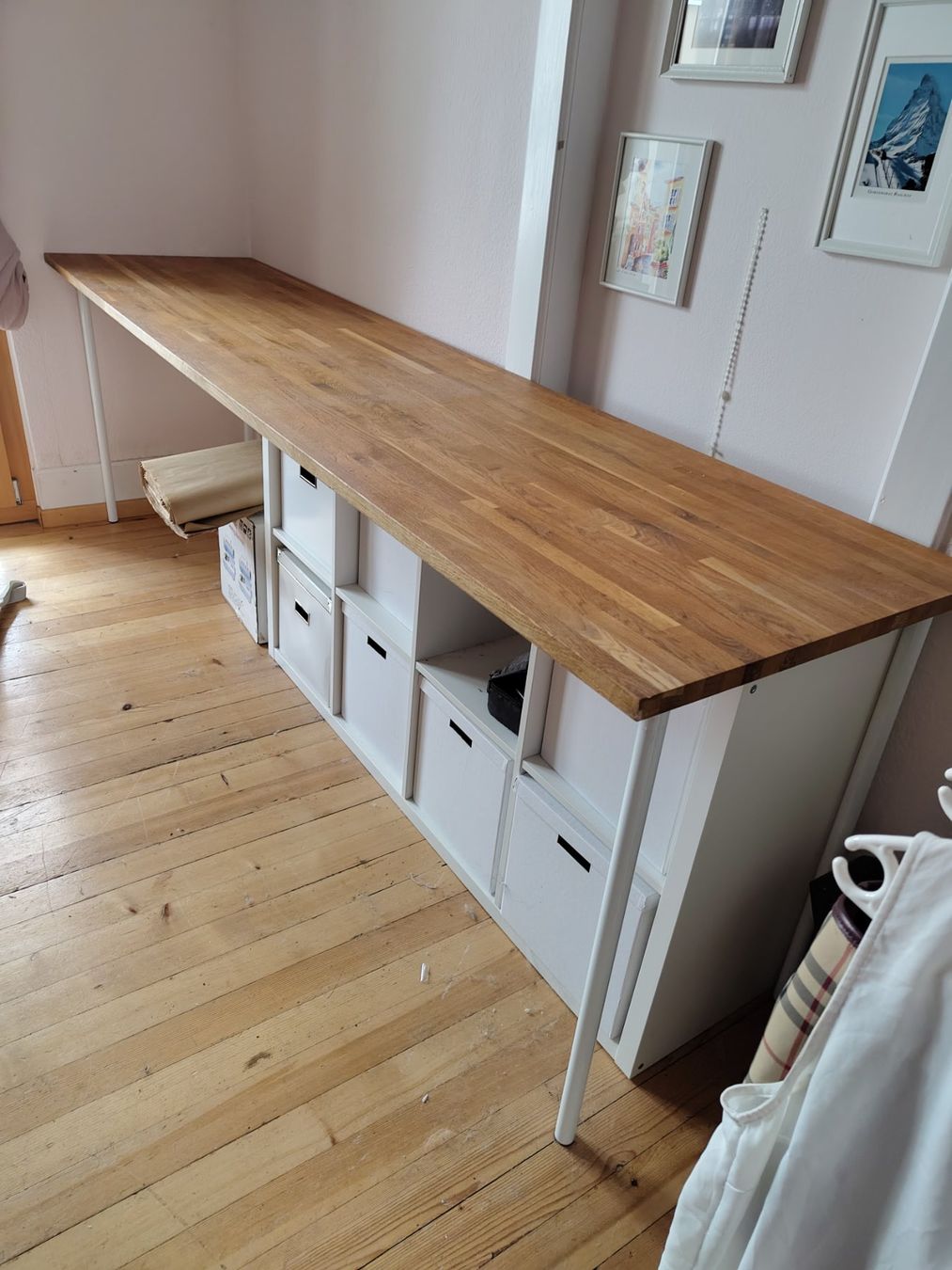 Tavoli: Tisch aus massiver Eichenplatte, geölt – Usato da Lengnau BE venduto da Homebody