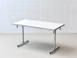 Moderner Klapptisch mit Chromgestell, 1990er Jahre