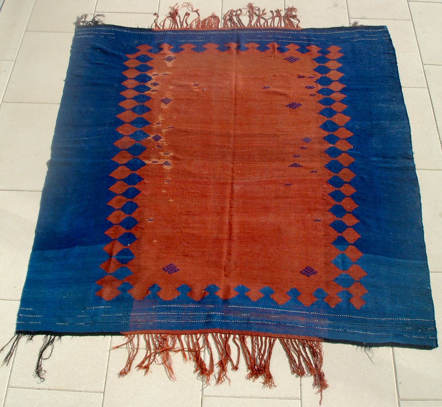 Kelim Tappeti: Kelim antik, um 1900, 200 x 188 cm – Usato da Bolligen venduto da JaMiJe