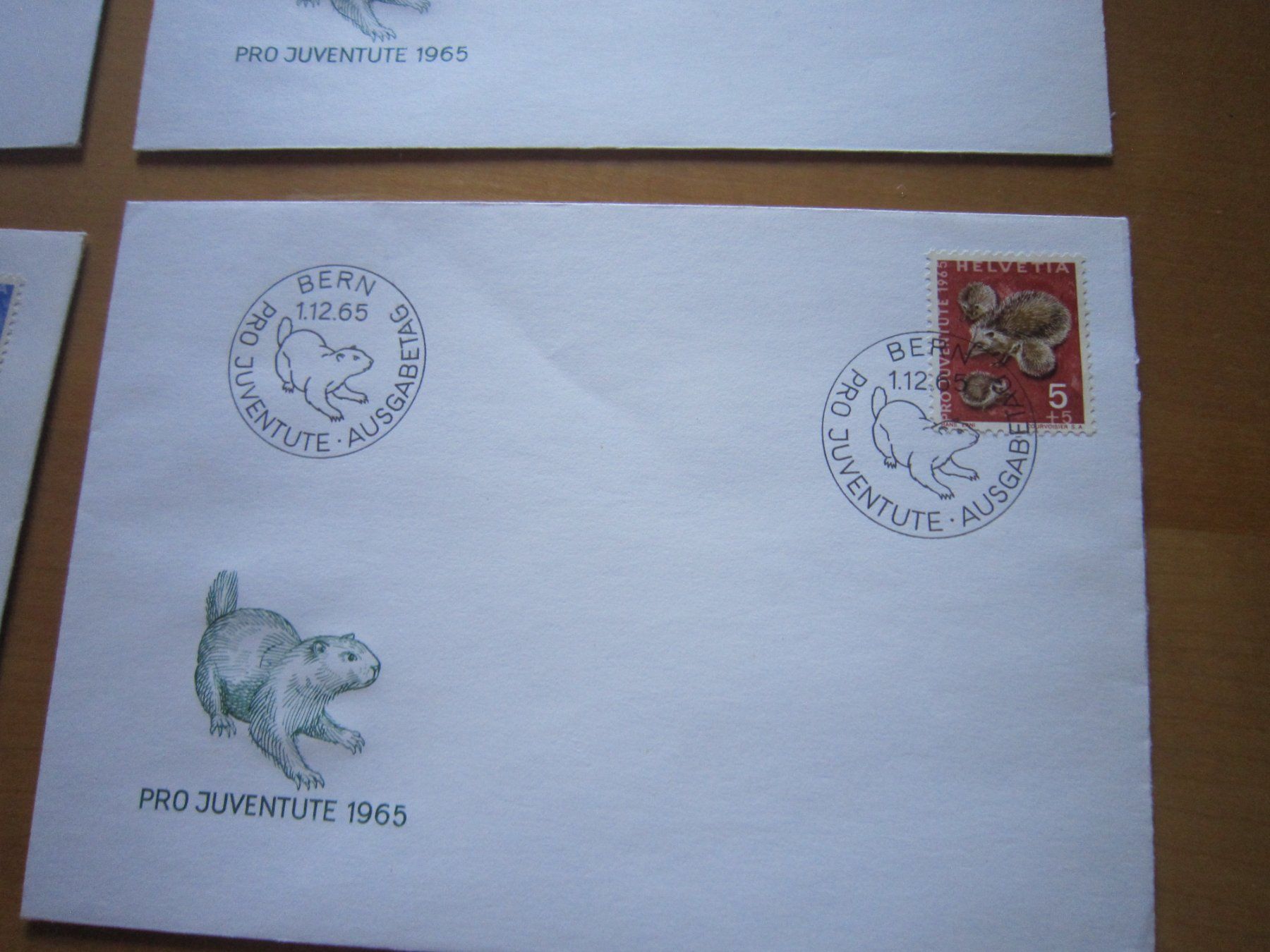 Alle Briefmarken: PJ 1965 FDC Serie und einzeln – Gebraucht aus Gordola von Polentaefung 2