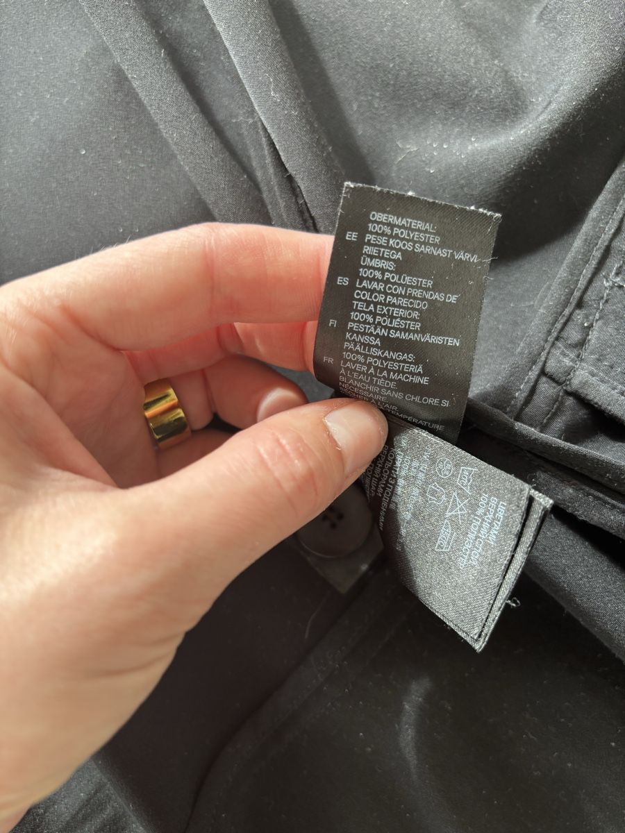 H&M Completi & Tailleur: Blazer long noir H&M – Usato da Zürich venduto da mps_9cp7 5