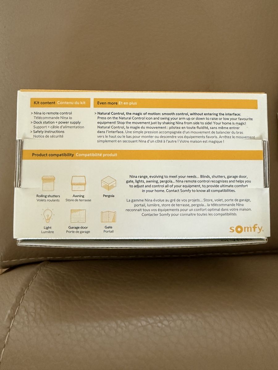 Somfy Fernbedienungen: Télécommande Somfy Nina io – Gebraucht aus Clarens von Gabi0062 3