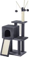 Kratzbaum Katzenbaum Katzenmöbel 118cm Rampe Höhle Bälle