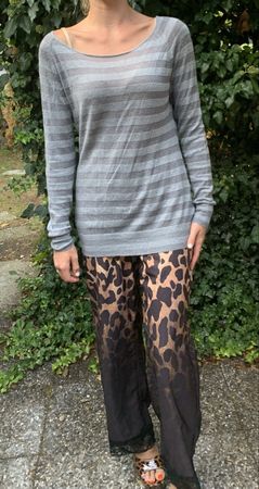  Maddison maglione lungo cachemire con lurex