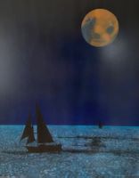 Bild Acryl Airbrush "Yacht"