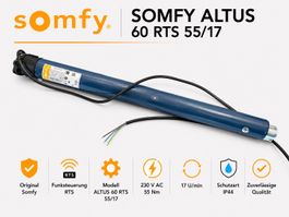Somfy Altus 60 RTS 55/17 Neuware Rohrmotor ø60 Markise