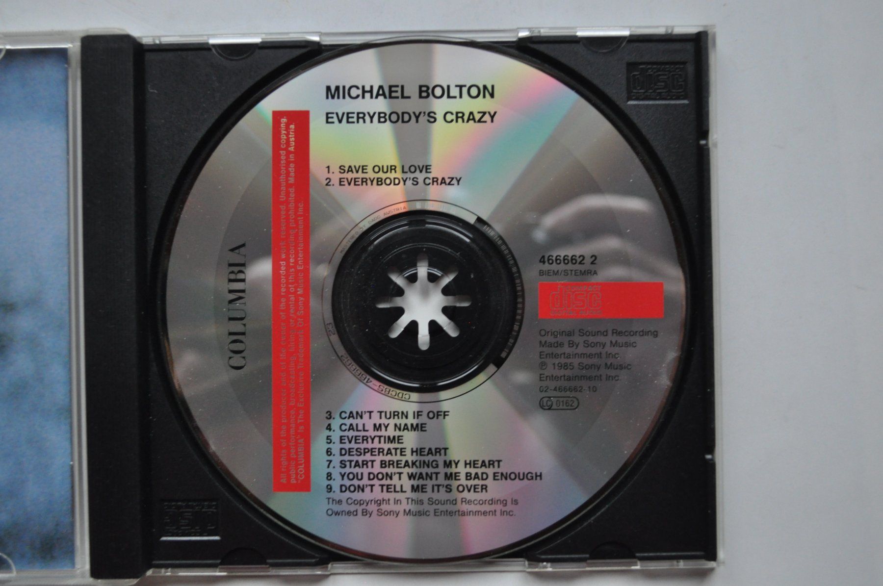 CD: Michael Bolton - Everybody's Crazy – Usato da Marin-Epagnier venduto da Vinil68 2