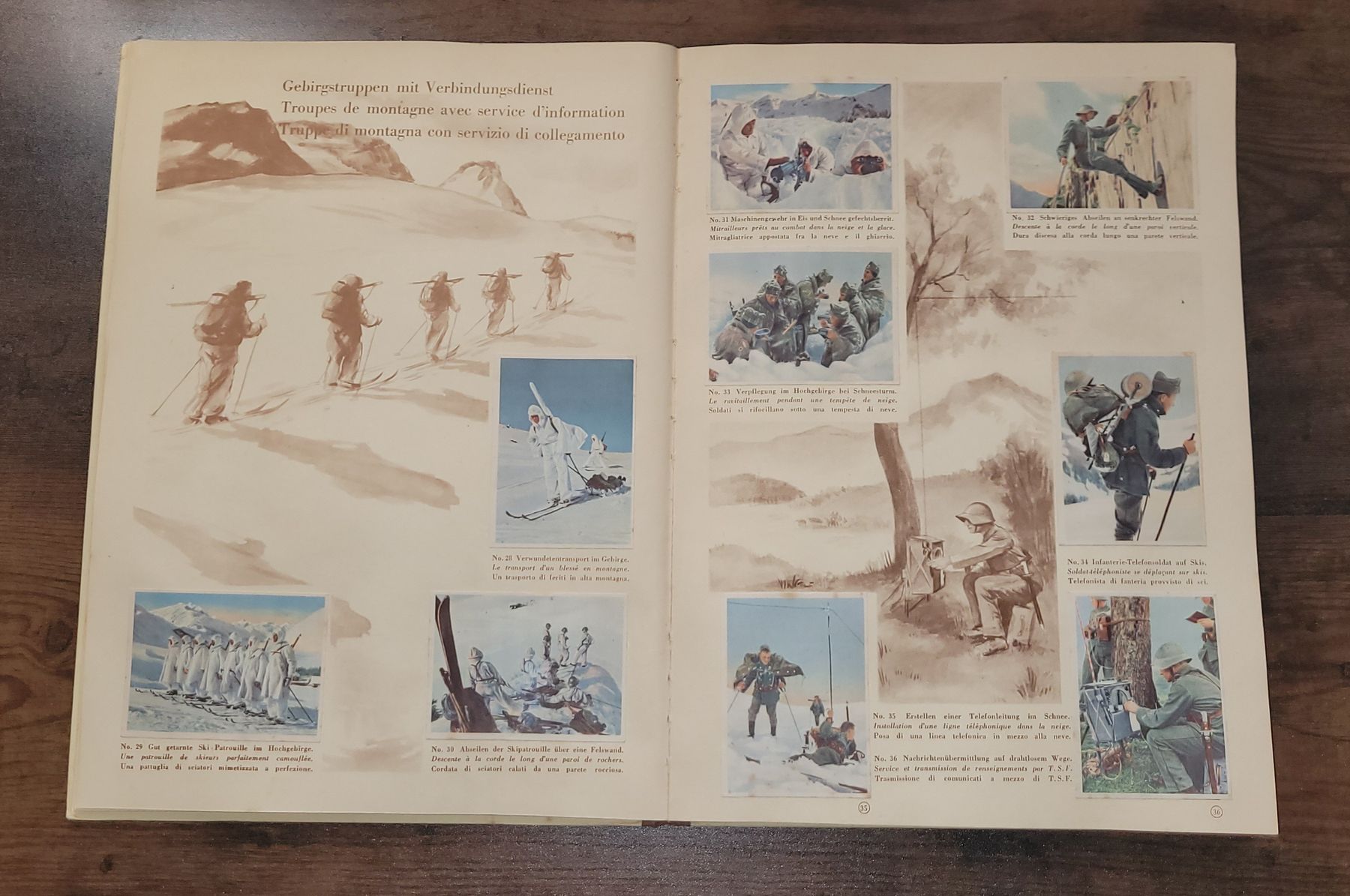 Album: Sammelbilder " Unsere Armee" Disch COMPLETO – Usato da Lugano venduto da Collezionismo59 4