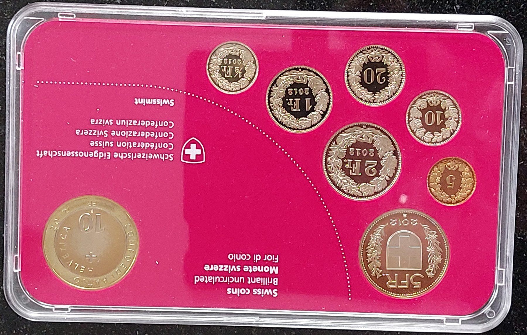 Tutti le monete: Münzsatz Schweiz 2012 stgl. – Nuovo (secondo la descrizione) da Arch venduto da coinsandmore 2