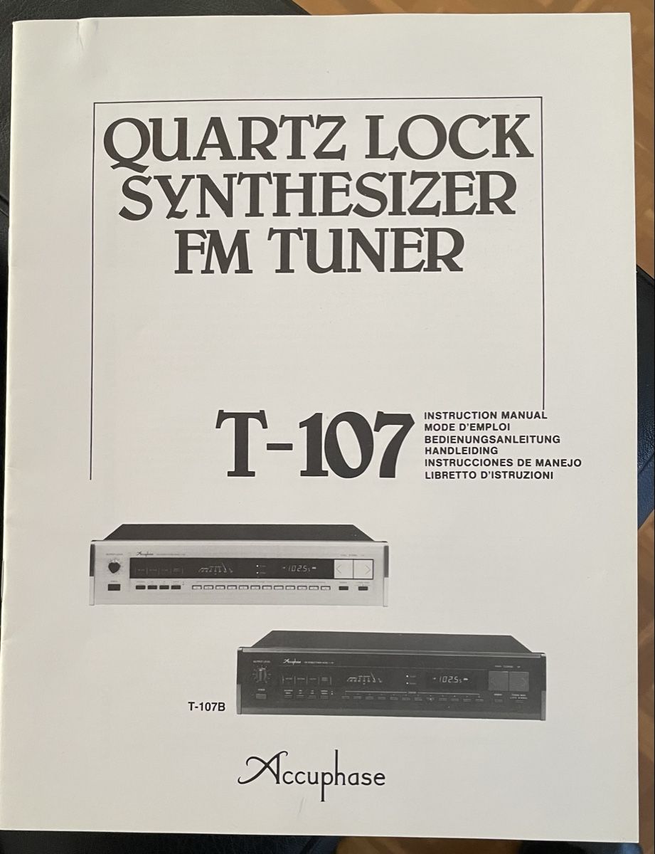 Radio: Accuphase Synthesizer UKW Stereo Tuner – Usato da Lotzwil venduto da Schlafwolle 3