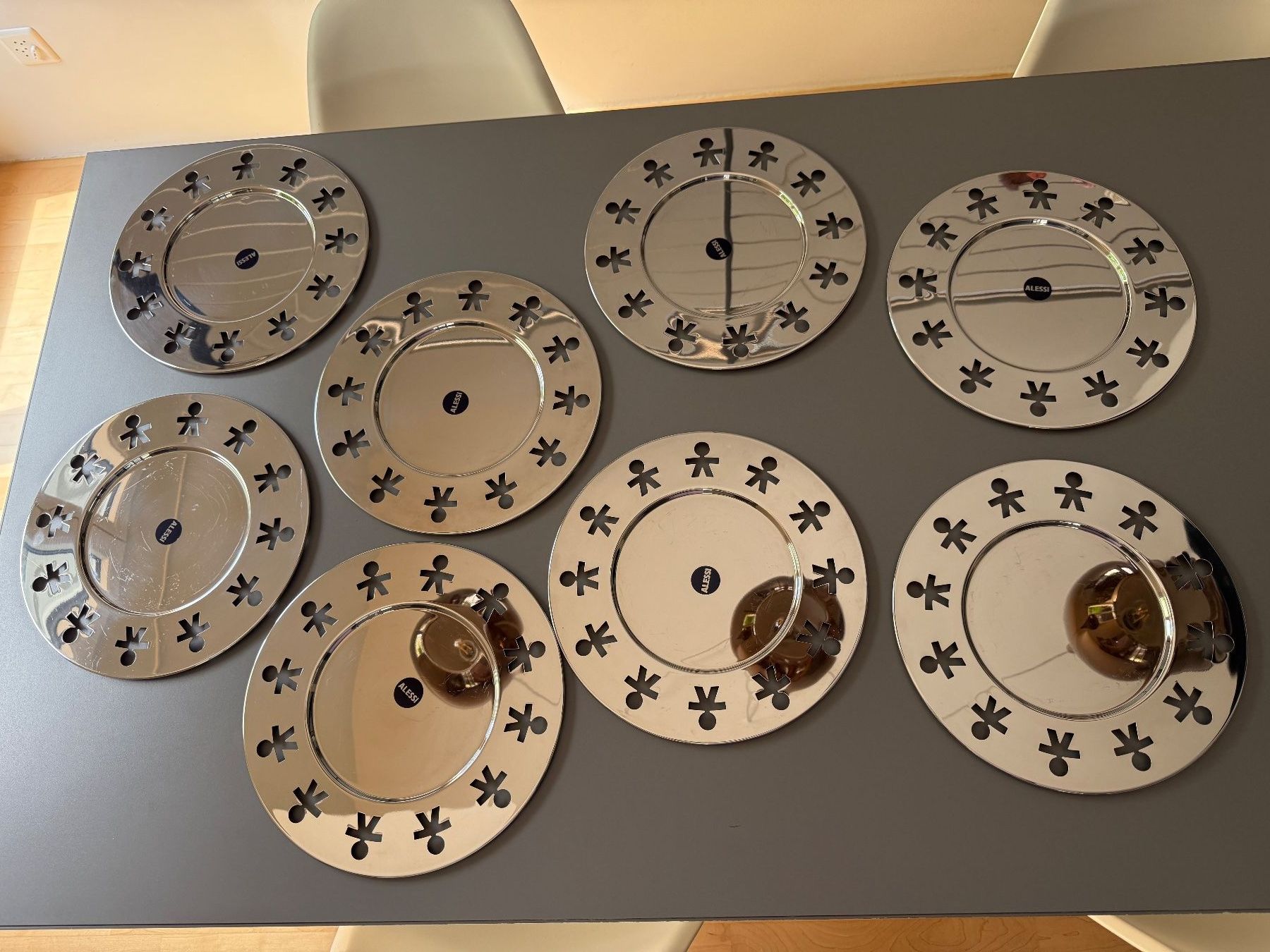 Alessi Piatti: 8 Alessi Platzteller (Gianni Anzini) – Usato da Bonstetten venduto da Goodbuy1 1