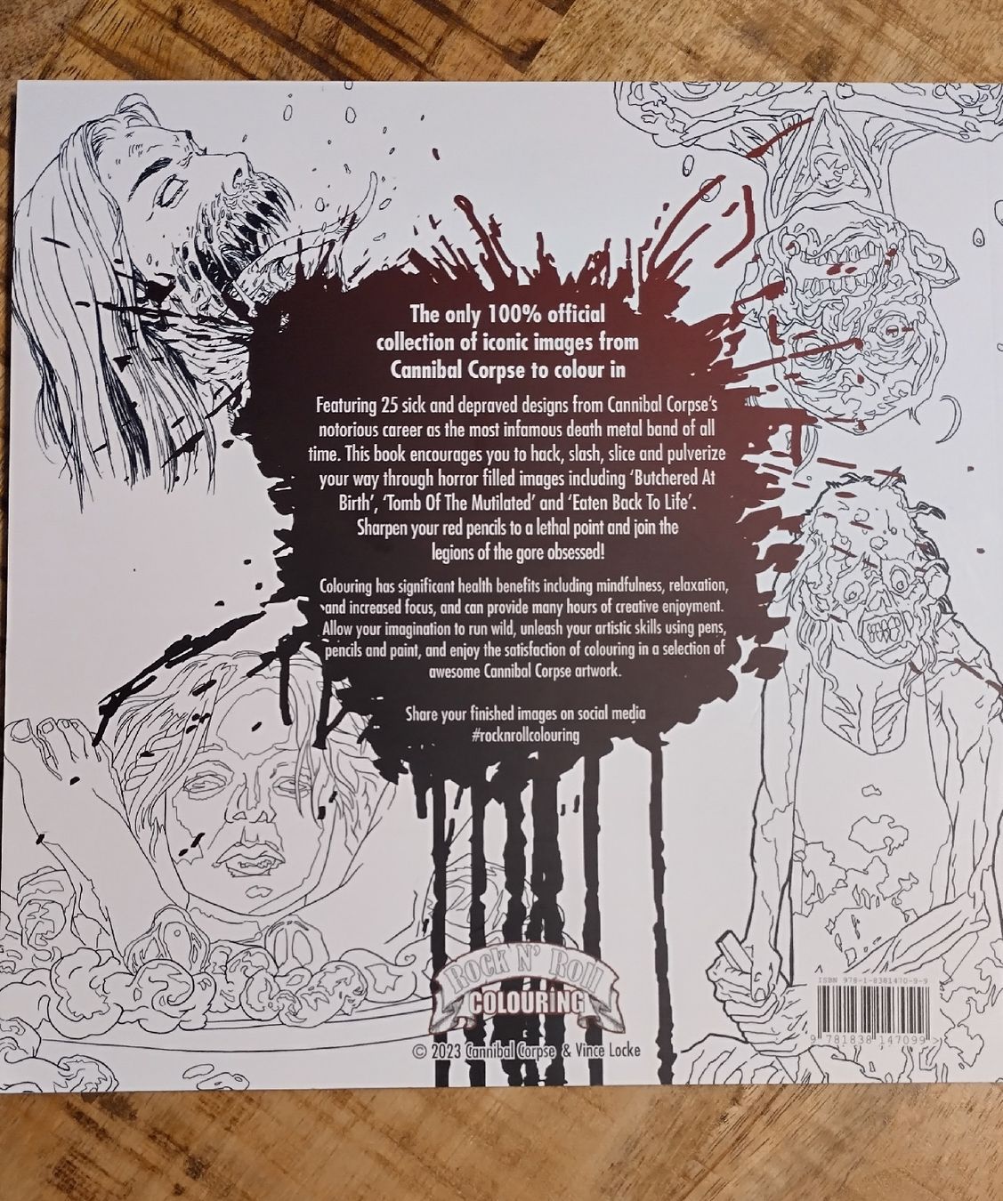 Libri: Cannibal Corpse Colouring Book – Nuovo (secondo la descrizione) da Menznau venduto da khold82 1