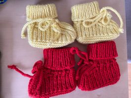 Herzallerliebste Finkli/Socken für Neugeborene (bis ca 7 M)