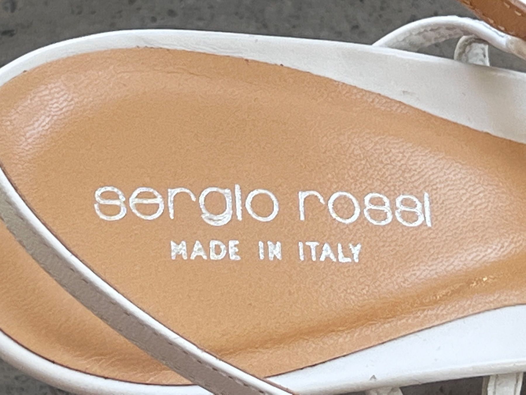 Scarpe da donna: Sandales Sergio Rossi blanches avec strass pointure 38.5 – Nuovo (secondo la descrizione) da Lausanne venduto da Flo1006 4