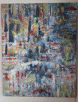 Gemälde, Farbenpracht im Aufbruch" handmade 80×100