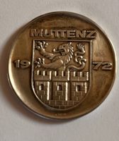 Kantonale Schützen Medaille Muttenz 1972