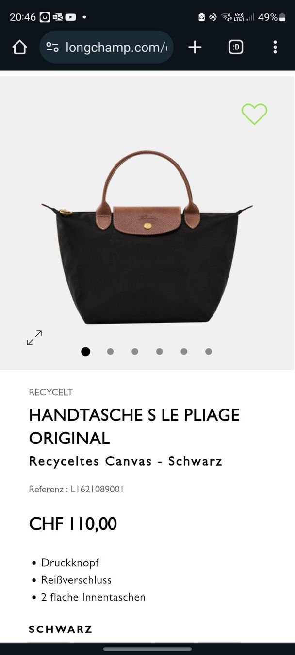 Longchamp Borse da donna: Tasche von Longchamp (klein) – Usato da Triesen venduto da stephanieschurti 6