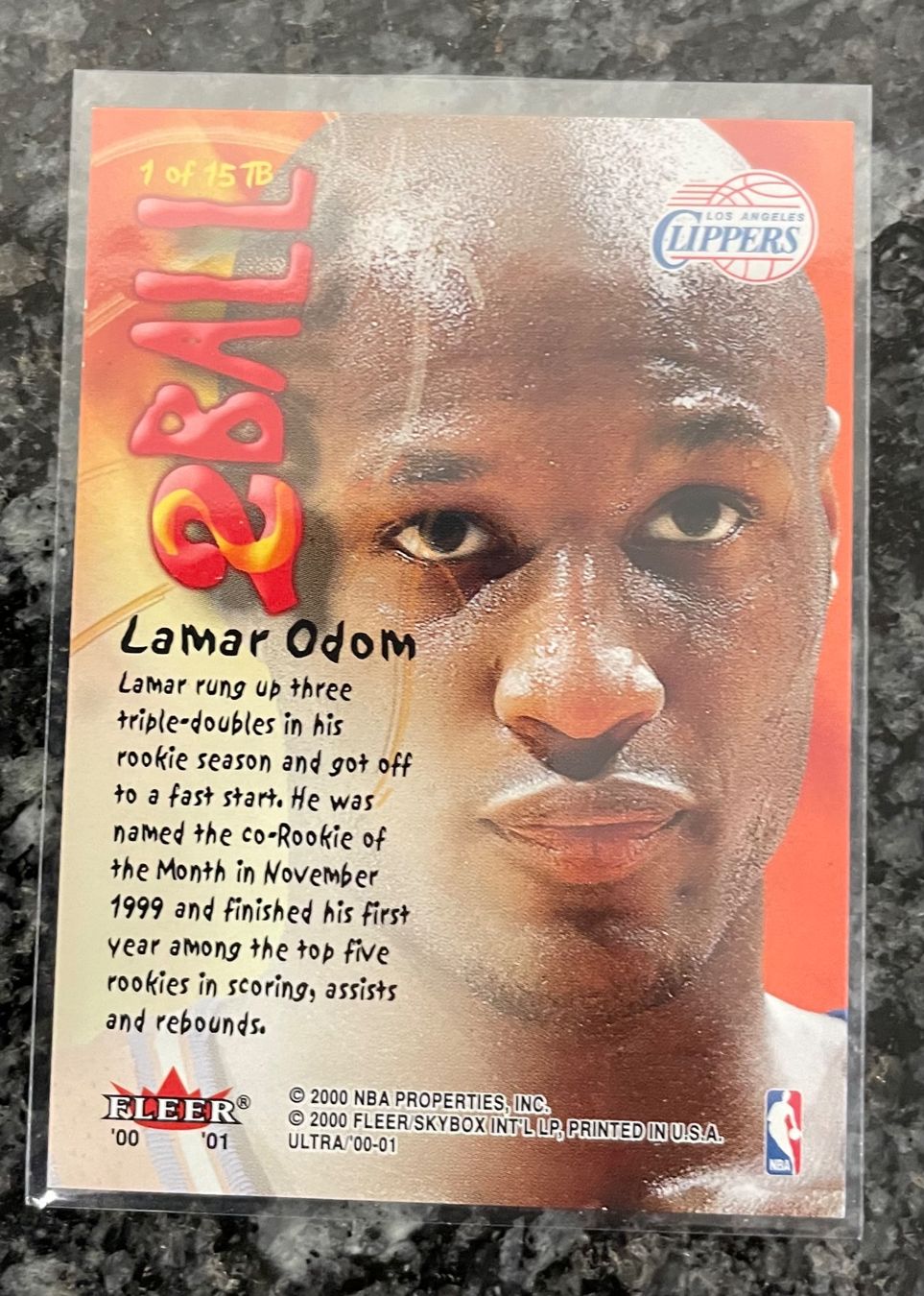 Nba Carte collezionabili: NBA Lamar Odom Fleer Ultra 2Ball Card – Nuovo (secondo la descrizione) da Muttenz venduto da joba23 1