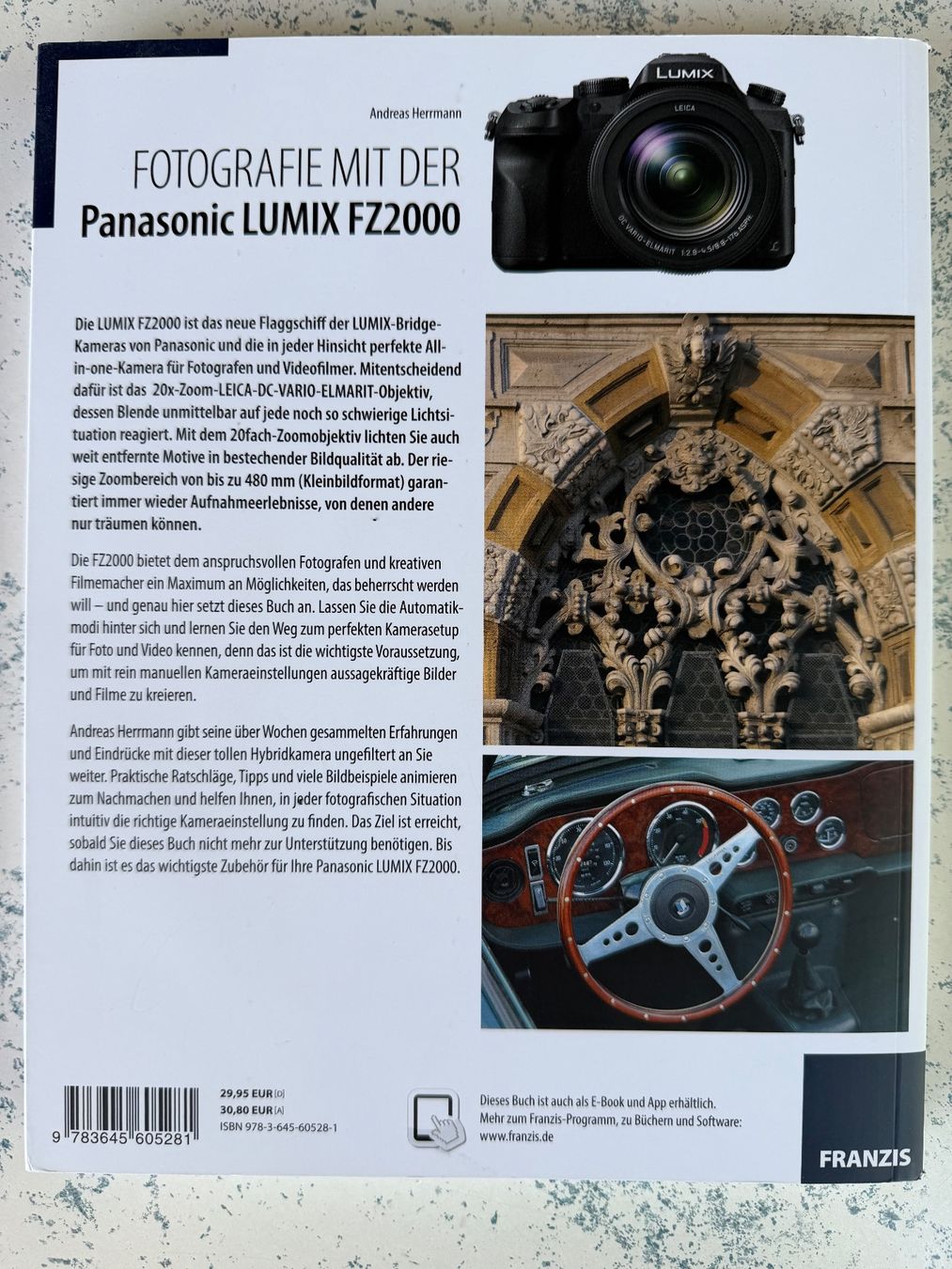Panasonic Fotocamera: Panasonic Lumix DMC-FZ 2000 mit Buch – Usato da Grüt (Gossau ZH) venduto da Rocks55 2