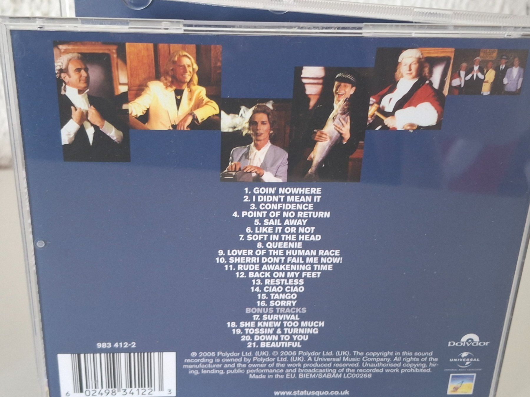 CDs: CD Status Quo -Thirsty Work – Gebraucht aus Aarberg von Jackup1 1