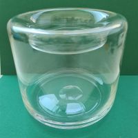 Glas Vase rund