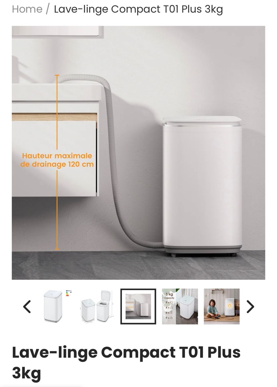 Lavatrici: Machine lave linge Hava T01 Plus – Nuovo e nell'imballaggio originale da Brent venduto da cyt_dc6l 3