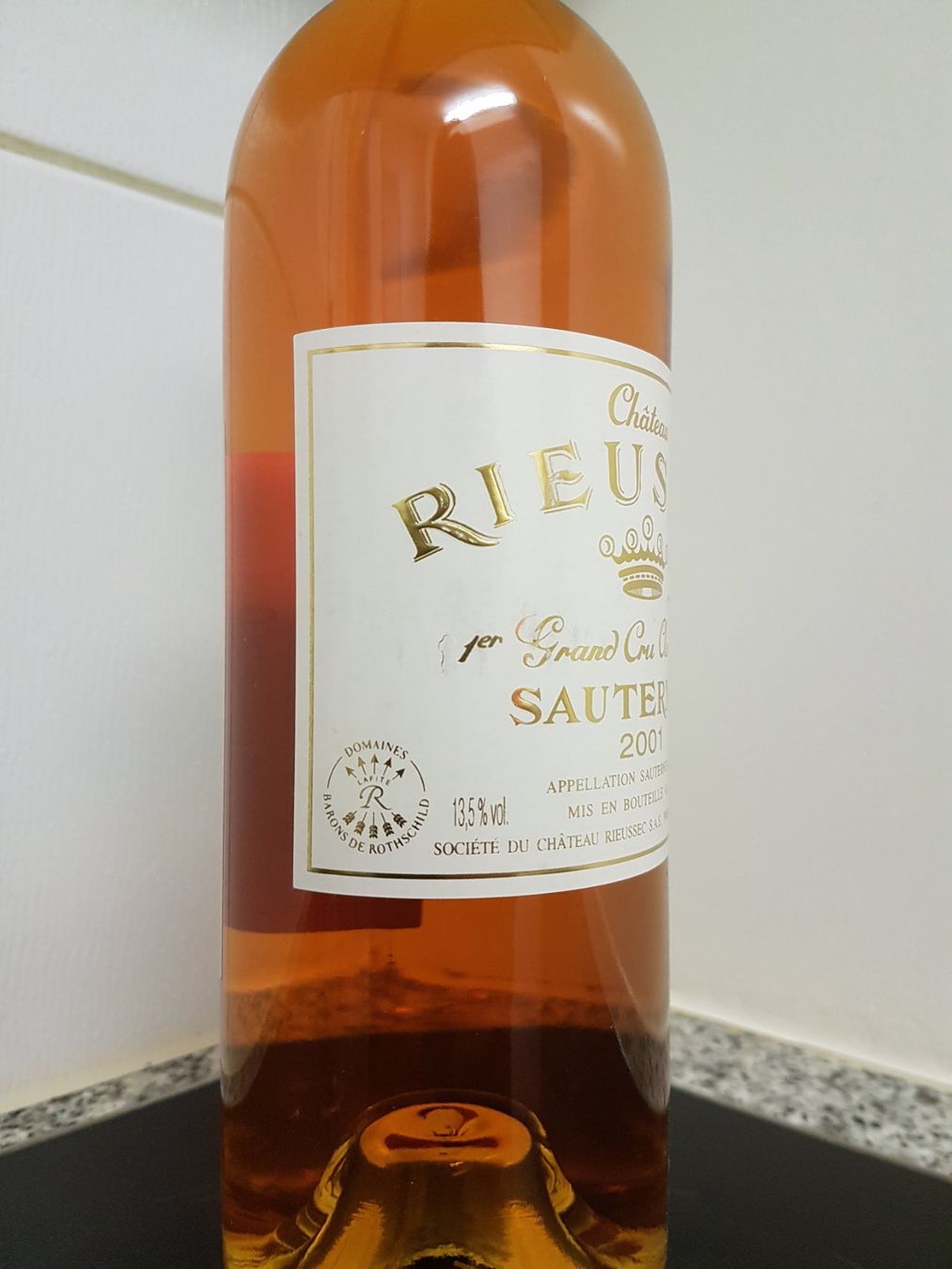 Vino: Château Rieussec 2001  75cl. P99/WS100 – Nuovo (secondo la descrizione) da Grenchen venduto da poggione 2