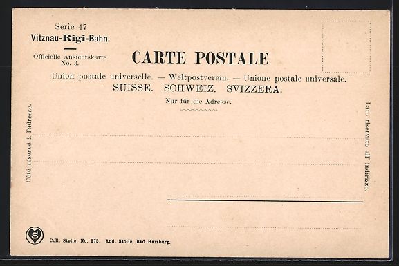Cartoline postali: Vitznau, an der Kirche mit dem Vierwalds – Usato da Berlin venduto da bartko-reher 1