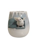 Vaso Metzler & Ortloff, uccello alla finestra, 1910 - 1935