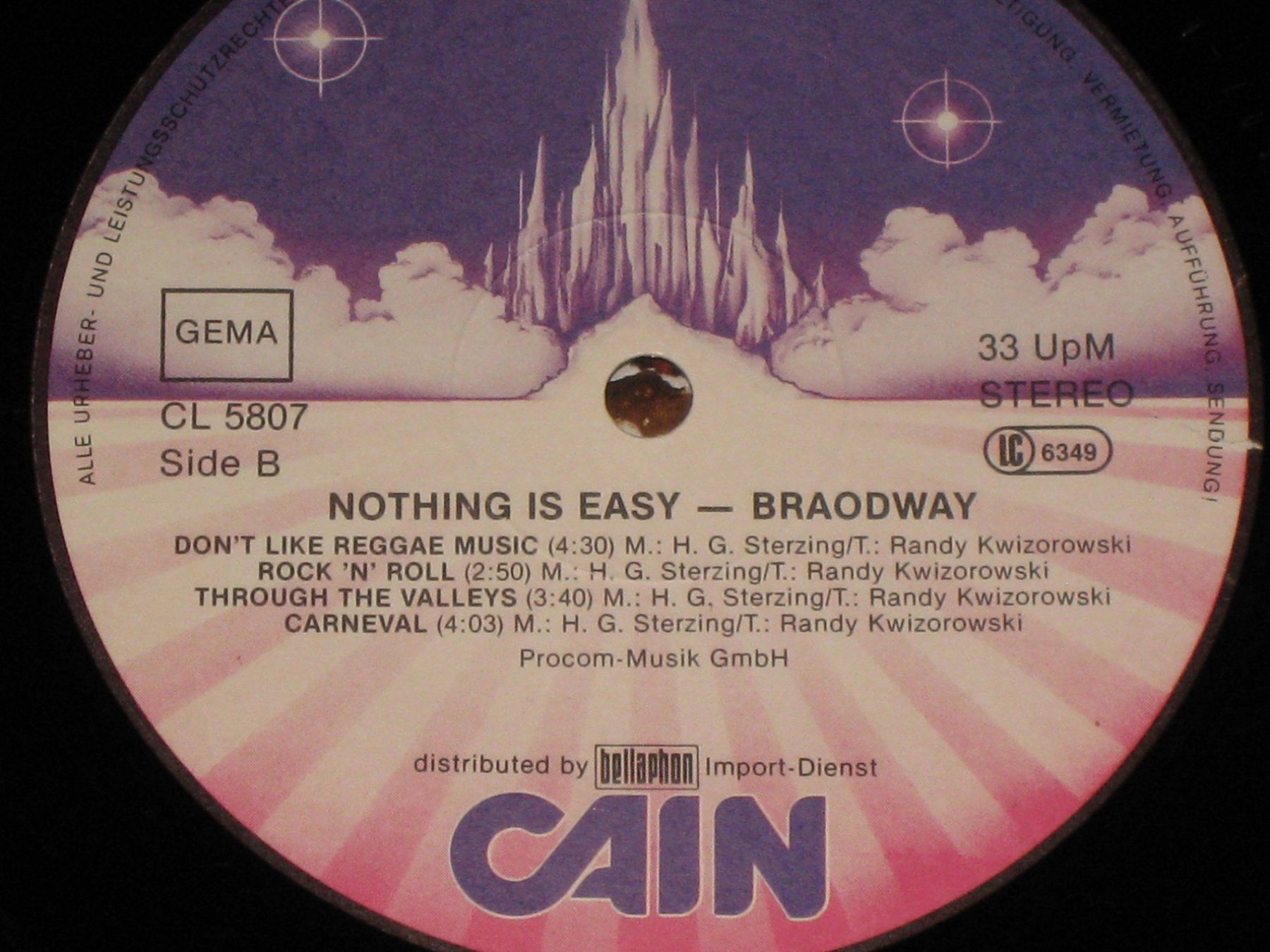 Schallplatten: LP - BROADWAY - NOTHING IS EASY – Gebraucht aus Steckborn von Quo7 2