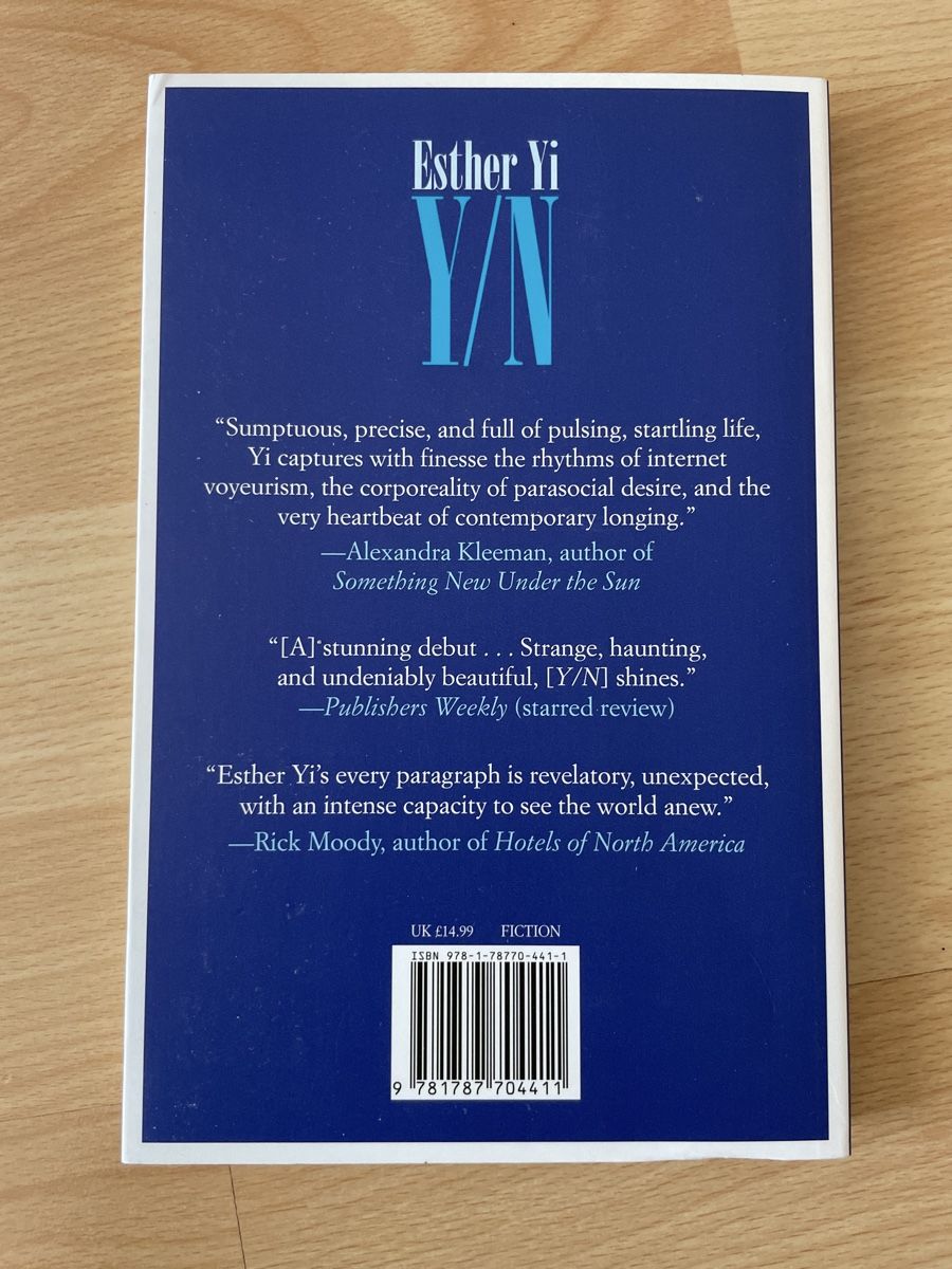 Libri: Esther Yi - Y/N – Nuovo (secondo la descrizione) da Münchenstein venduto da jan_5fyc 1