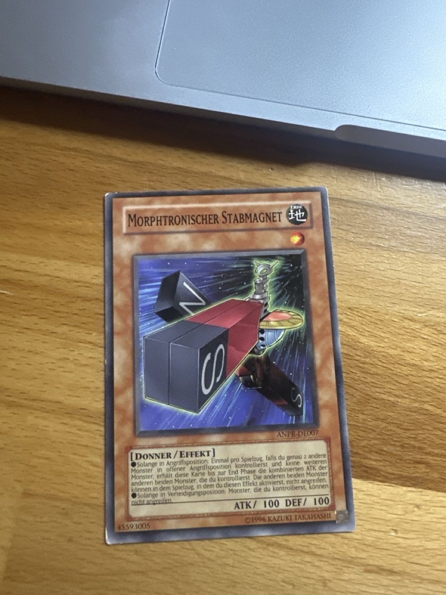Yugioh Cartes à collectionner: Yu-Gi-Oh Morphtronischer Stabmagnet Effektkarte German – Neuf (Voir description) à Schaan par Hermine2018