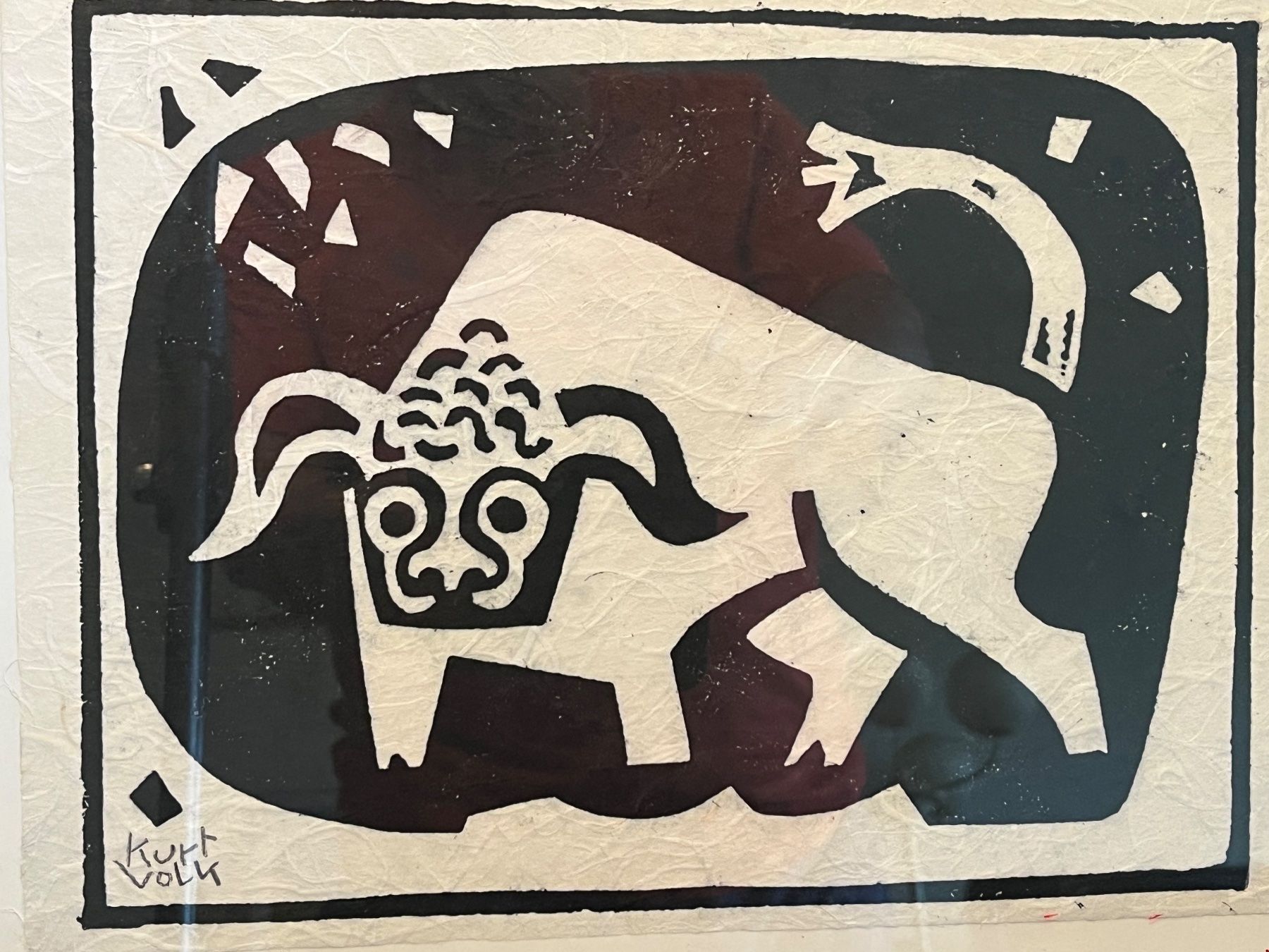 Dipinti: Kurt Volk Schweizer Maler und Glasmaler, – Usato da Basel venduto da Kaffee_und_Kunst 1
