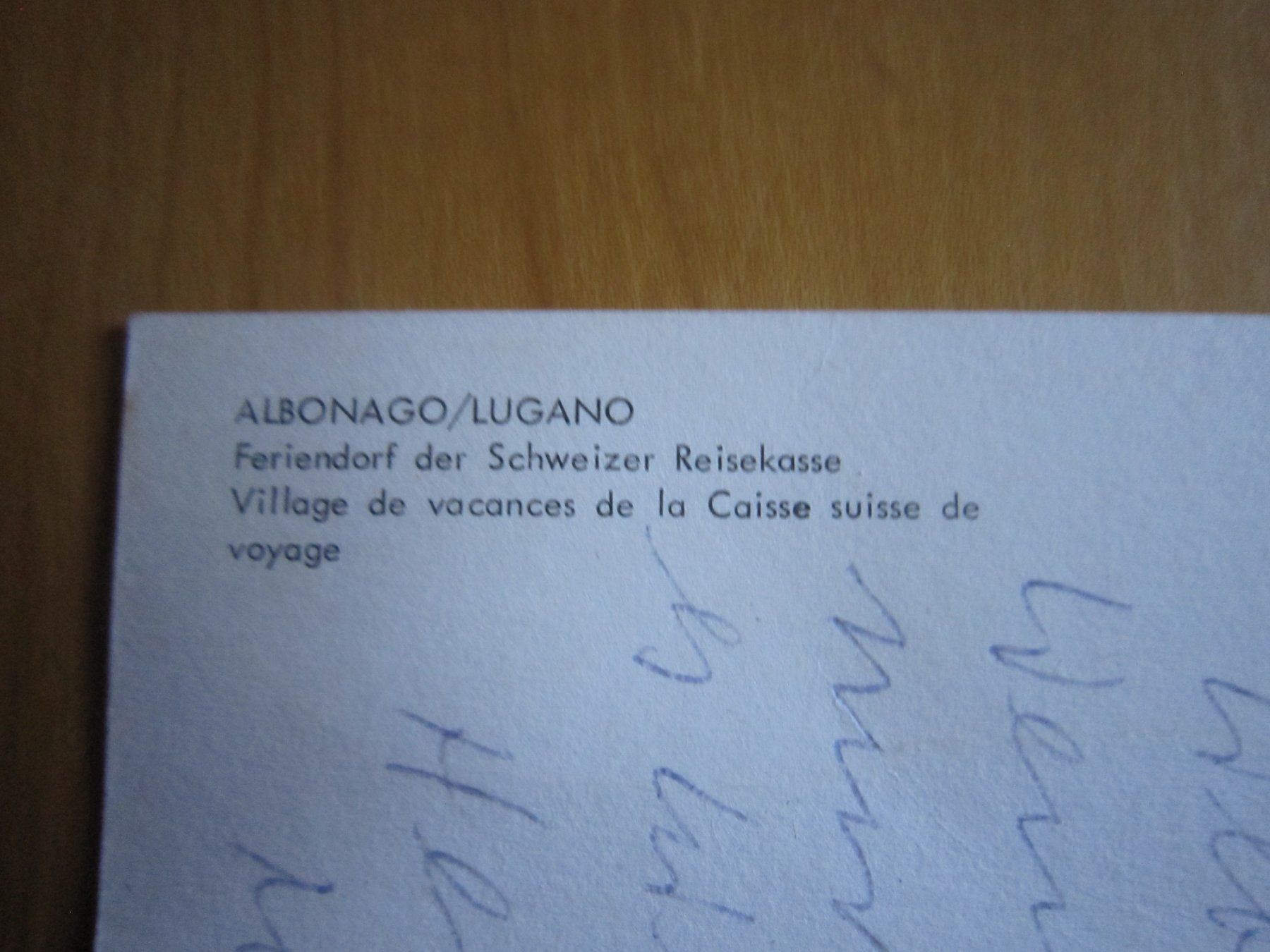 Cartoline postali: Schöne Postkarten ALDESAGO Lugano – Usato da Gordola venduto da Polentaefung 1