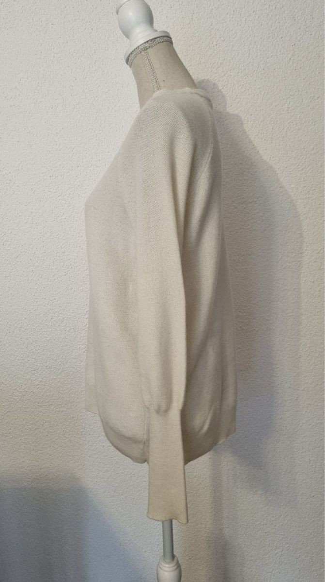 Pullover & Sweatshirts: Edler wollweisser Pullover der Marke SET, Gr. M – Gebraucht aus Zuchwil von Arche0 2