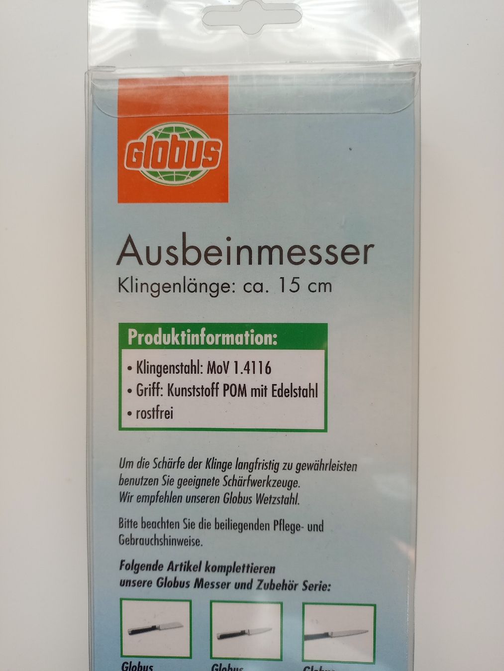Coltelli da cucina: Ausbeinmesser 15 cm von Globus – Nuovo e nell'imballaggio originale da Spiez venduto da egonolsen 4