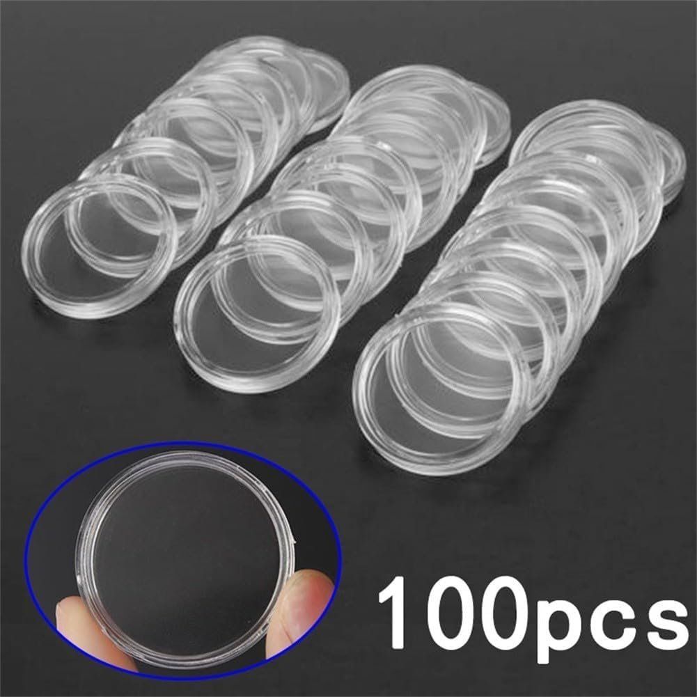 Alle Münzen: 100x Münzkapseln 27mm + Box / Capsules Pièces de Monnaie – Neu und originalverpackt aus Minusio von graziano11 5
