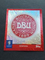 Topps UEFA Euro 2024 * Dänemark Wappen * ROT (DEN 1)