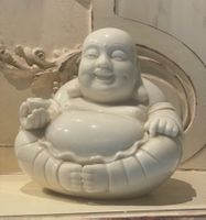 Antiker Vintage Porcelan Buddha Glücksbringer