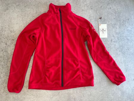 CHIEMSEE Faserpelz Fleece Jacke rot Gr. M (38)